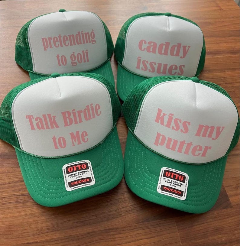 Golf Sayings Custom Trucker Hat, Golf Bachelorette Party Hats bild 8