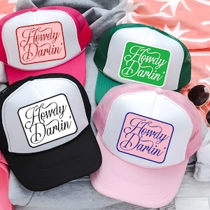 Howdy Darlin&#39; Trucker Hat, Howdy Darlin&#39; Custom Trucker Hat