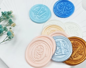 Coustom Self Adhesive Wax Seal, Letter Wax Seal Stickers, Wedding Invitations, Personalised Sealing Wax Sticker