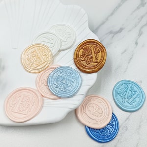 Coustom Self Adhesive Wax Seal, Letter Wax Seal Stickers, Wedding Invitations, Personalised Sealing Wax Sticker image 8