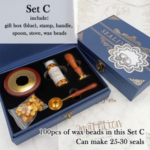 Custom Wax Seal Stamp, Custom Any Logo, Personalized Wax Seals, Custom logo wax seal stamp kit for wedding invitation, Wedding wax seal kit image 8