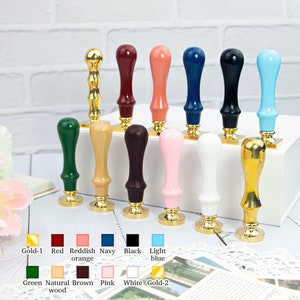 Custom Wax Seal Stamp, Different Sizes Available, Personalized Wax Seal, Custom Any Logo Stamp, Round Shape and Square Shape