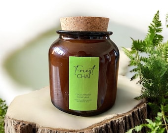 Forest Chai Apothecary Amber Jar 8oz Candle