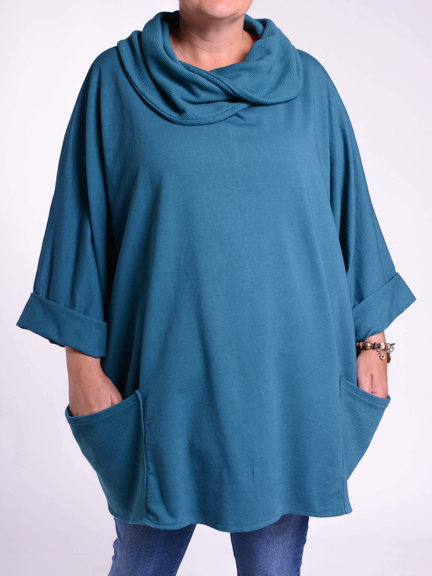 Top Da Donna In Cotone Italiano Taglie Forti Donna Lagenlook