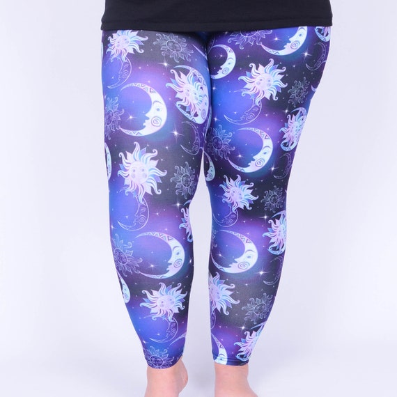Plus size fancy clearance leggings