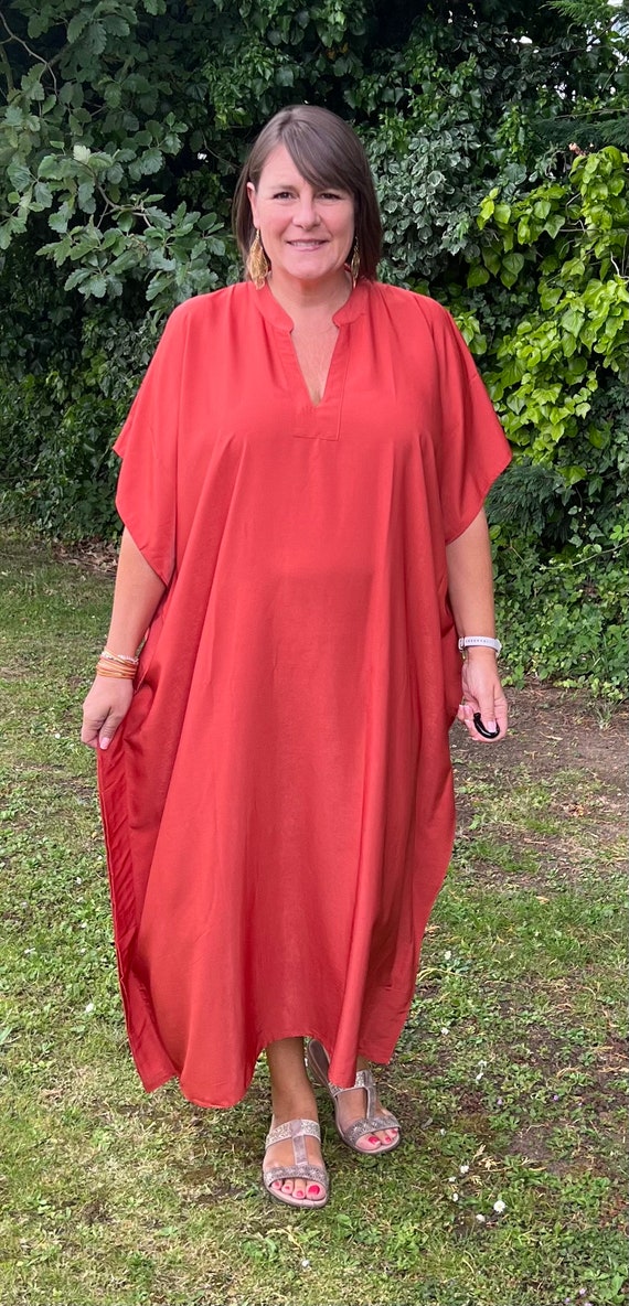 Caftano Camicioni Lino Taglie Forti Caftano Sciolto Taglie Forti