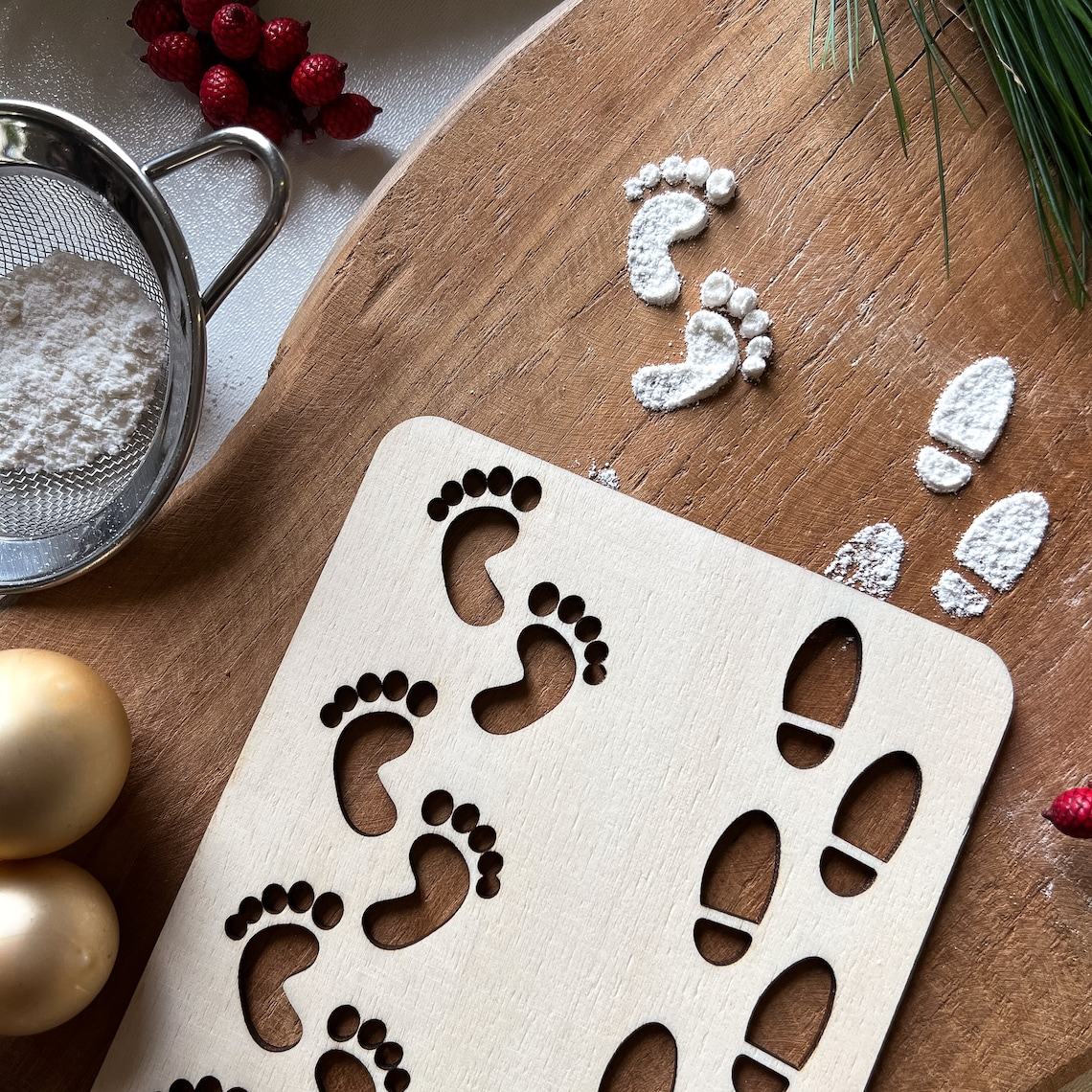 Wichtel Fußspuren Schablone Wichtel-Fußabdrücke ganz einfach - Etsy.de