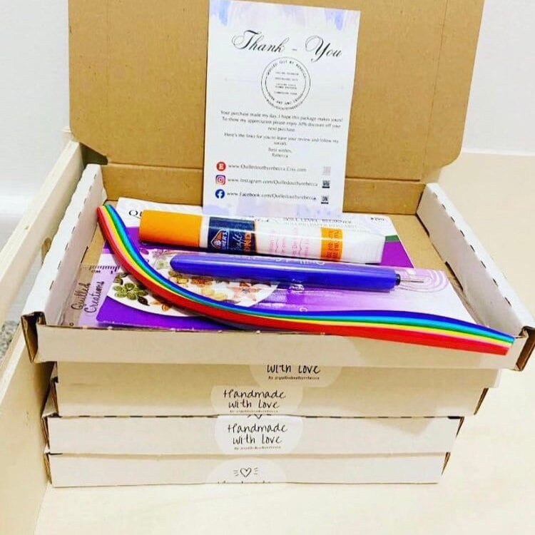 Quilling Kit Quilling Beginner Kits Quilling Template Paper Etsy