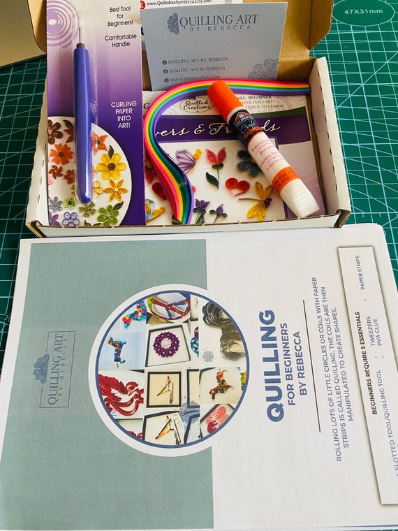 Quilling Kit, Quilling Beginner Kits, Quilling Template, Paper Craft Kit,  Complete Quilling Kit With Tools, Craft Kit, DIY KIT 
