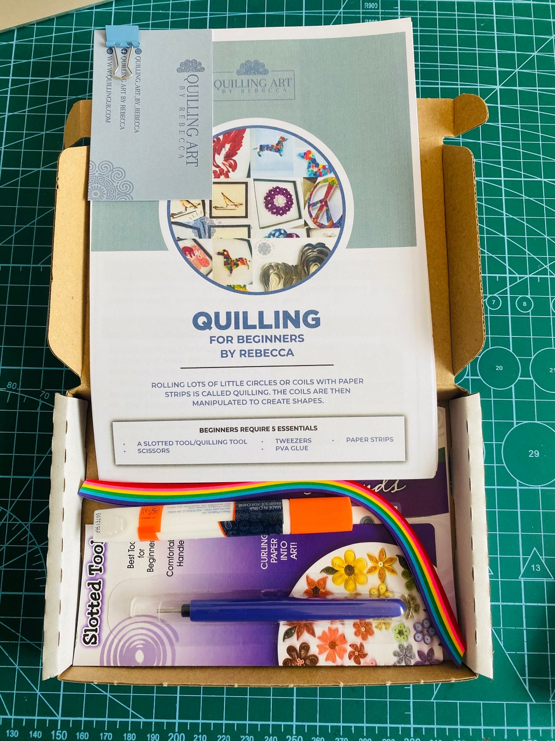 Quilling Kit, Quilling Beginner Kits, Quilling Template, Paper Craft Kit, Complete Quilling Kit