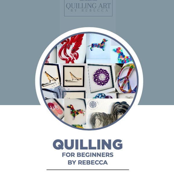 Quilling for Beginners, Quilling Template, How to make Basic Quilling Shapes, Quilling Instructions, DIY Quilling, Learn to Quill, Craft Kit