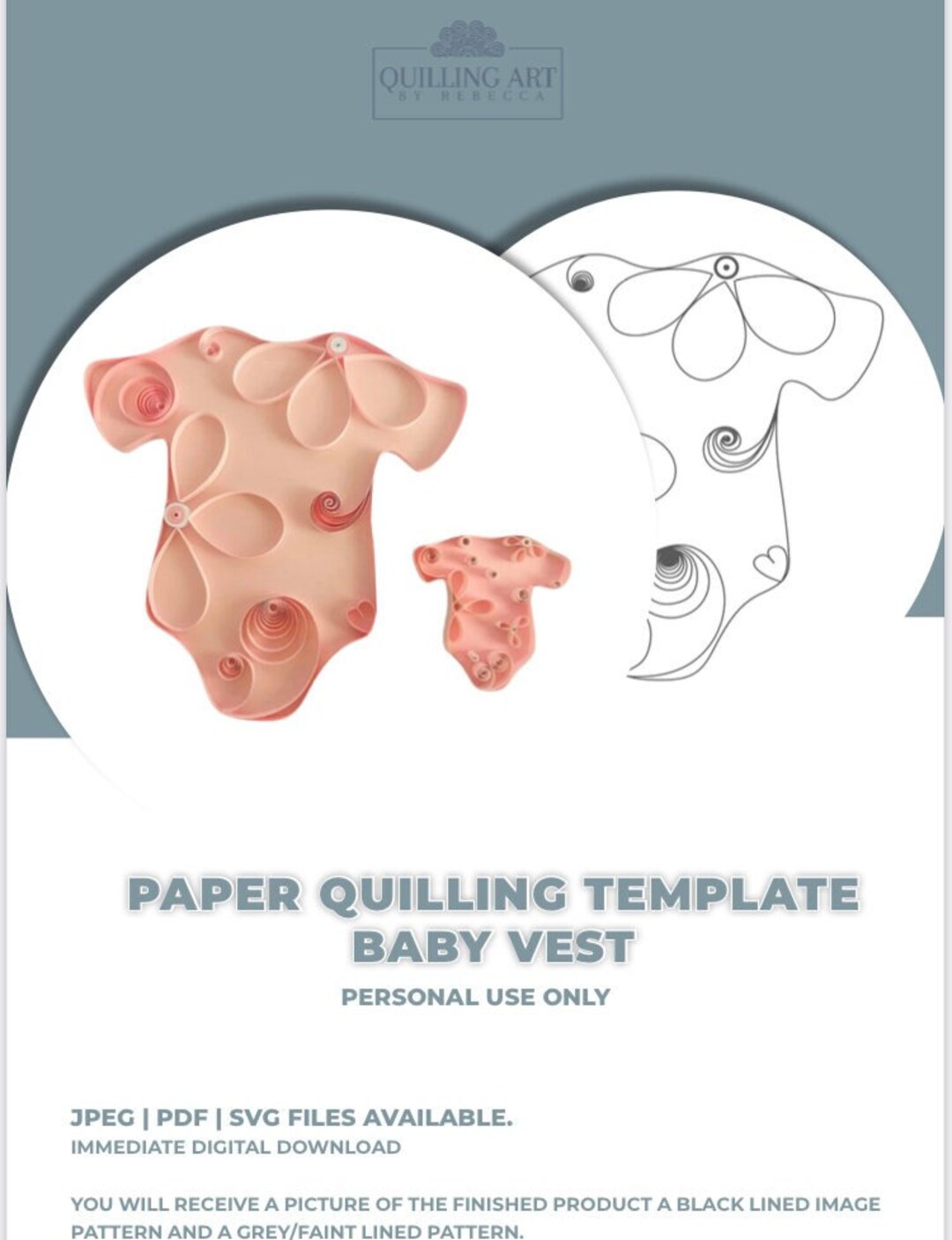 Quilling Template, Quilling Pattern, Quilling Guide, Quilling for ...