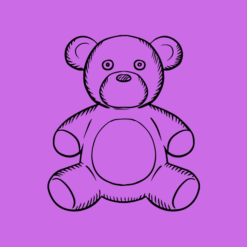 Baby Bear svg Cute Teddy Bear svg Teddy Bear svg Cricut Etsy France