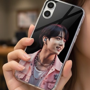 Jungkook inspirierte BTS Handyhülle | iPhone Samsung Pixel - K-Pop ARMY Zubehör, stoßfeste 3D-Verpackung