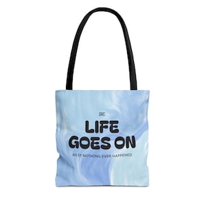 BTS Tragetasche, 100% Polyester, K-Pop, , Be Life Goes On Tragetasche, , Jimin, Jungkook, RM, V, Suga, J-Hope, Jin, Kpop, Aesthetic