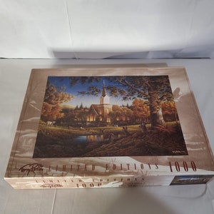 limited edition Terry redlin Sunday morning puzzle