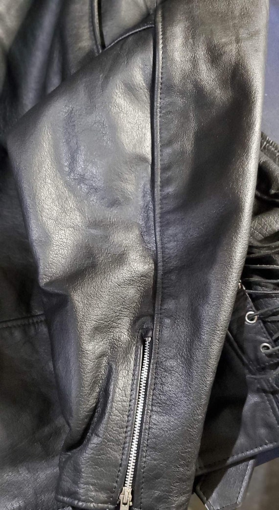 Vintage Unik leather motorcycle jacket— men’s Gem