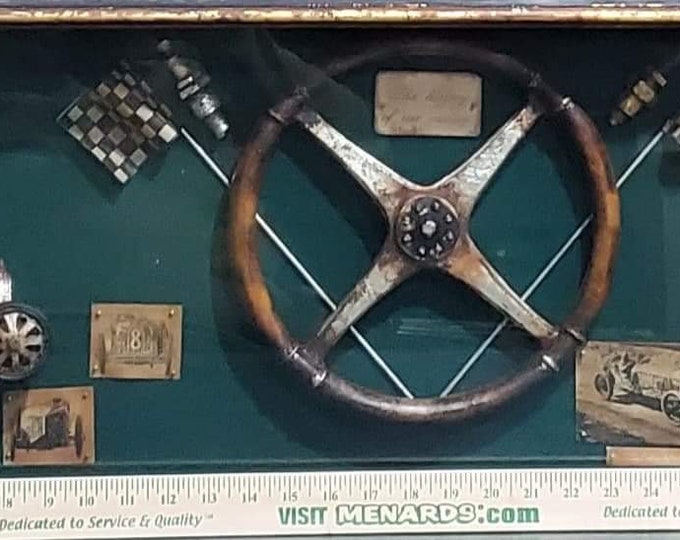 Vintage the History of Car Racing 3 Dimensional Shadow Box - Etsy