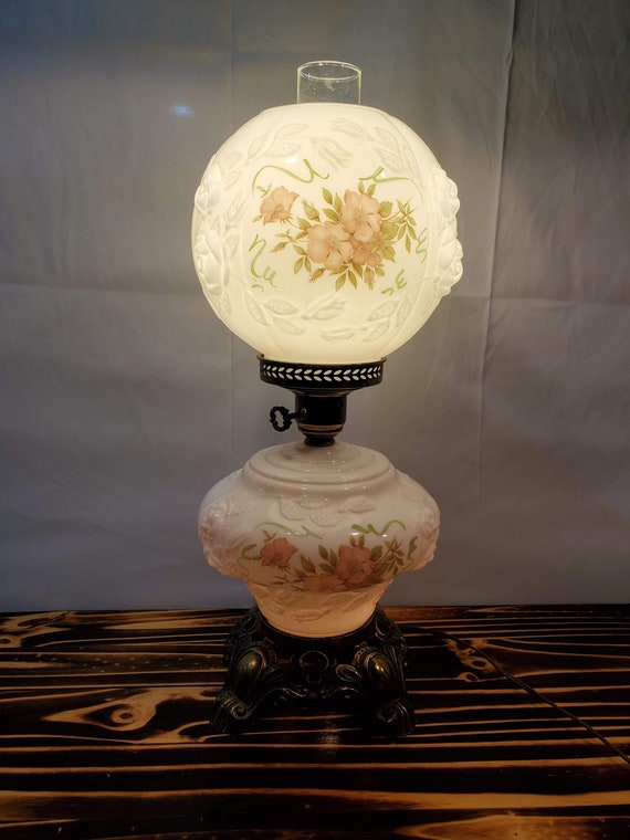 Gone With the Wind Style Table Lamp Victorian 1960s Vintage Etsy