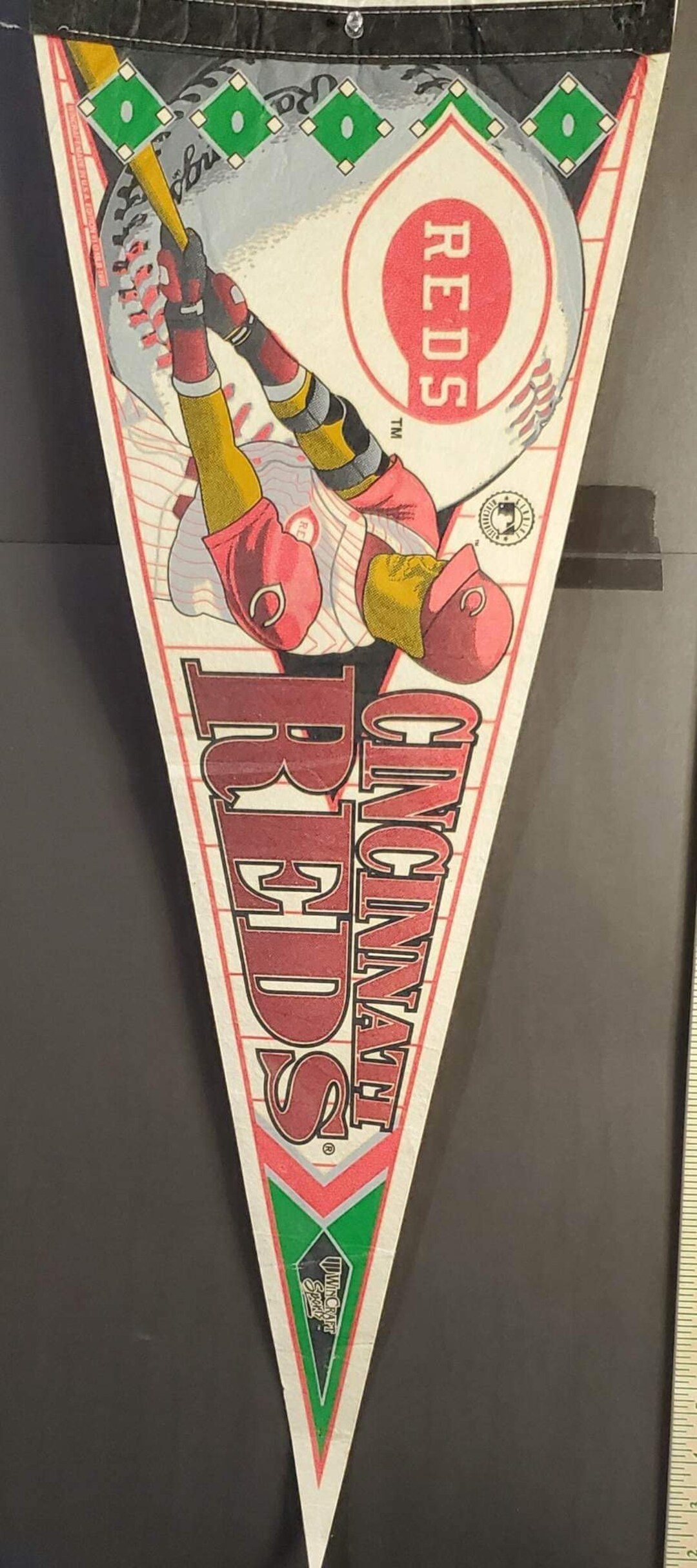 Vintage Cincinnati Reds Baseball Pennant - Etsy