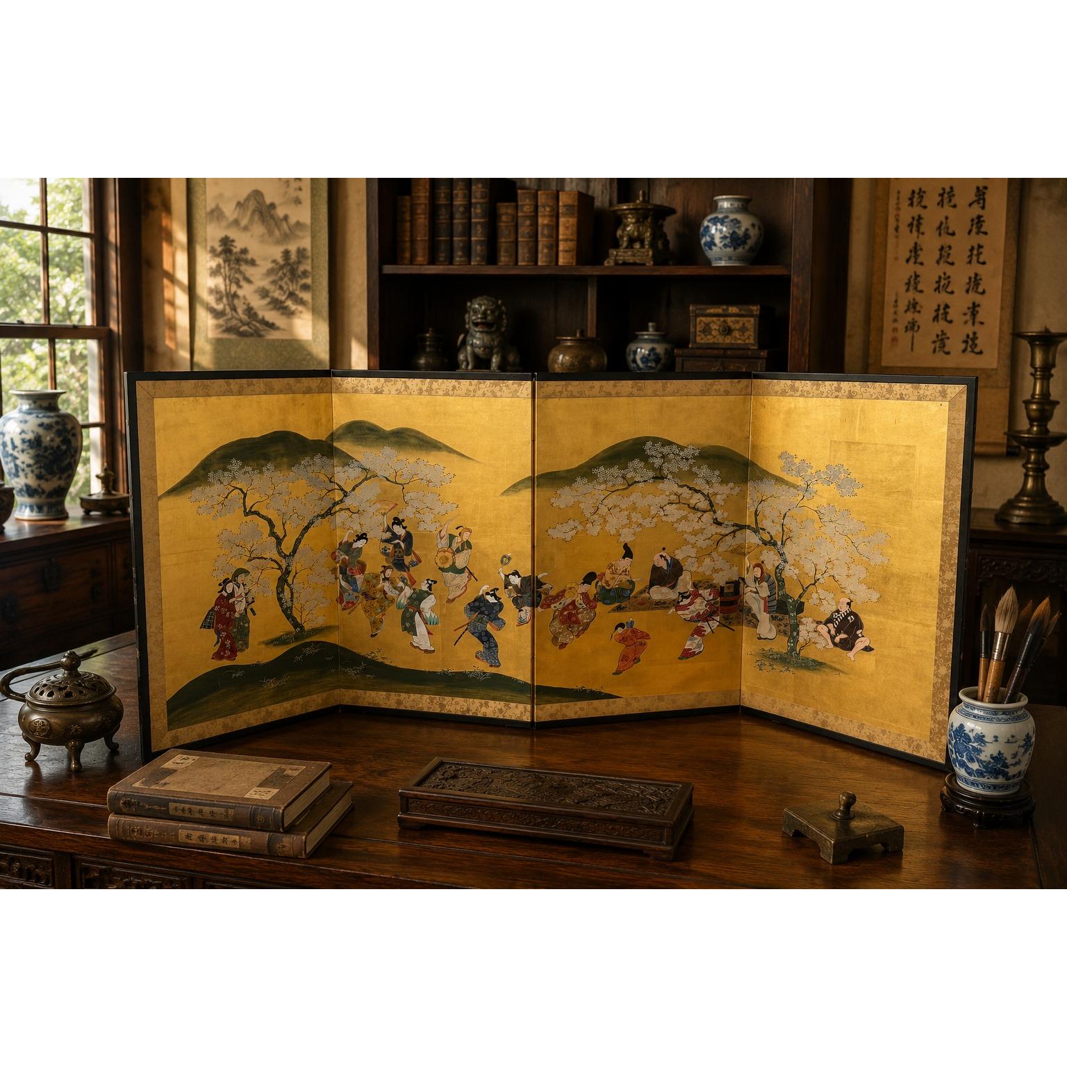 Vintage Japanese 4 Panel Dividers - Etsy