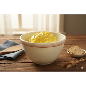 Vintage Pyrex 401 White Milk Glass Mixing Bowl Red Stripe 1.5 Pint Made in USA