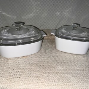 Vintage Corning Ware Casserole Dishes