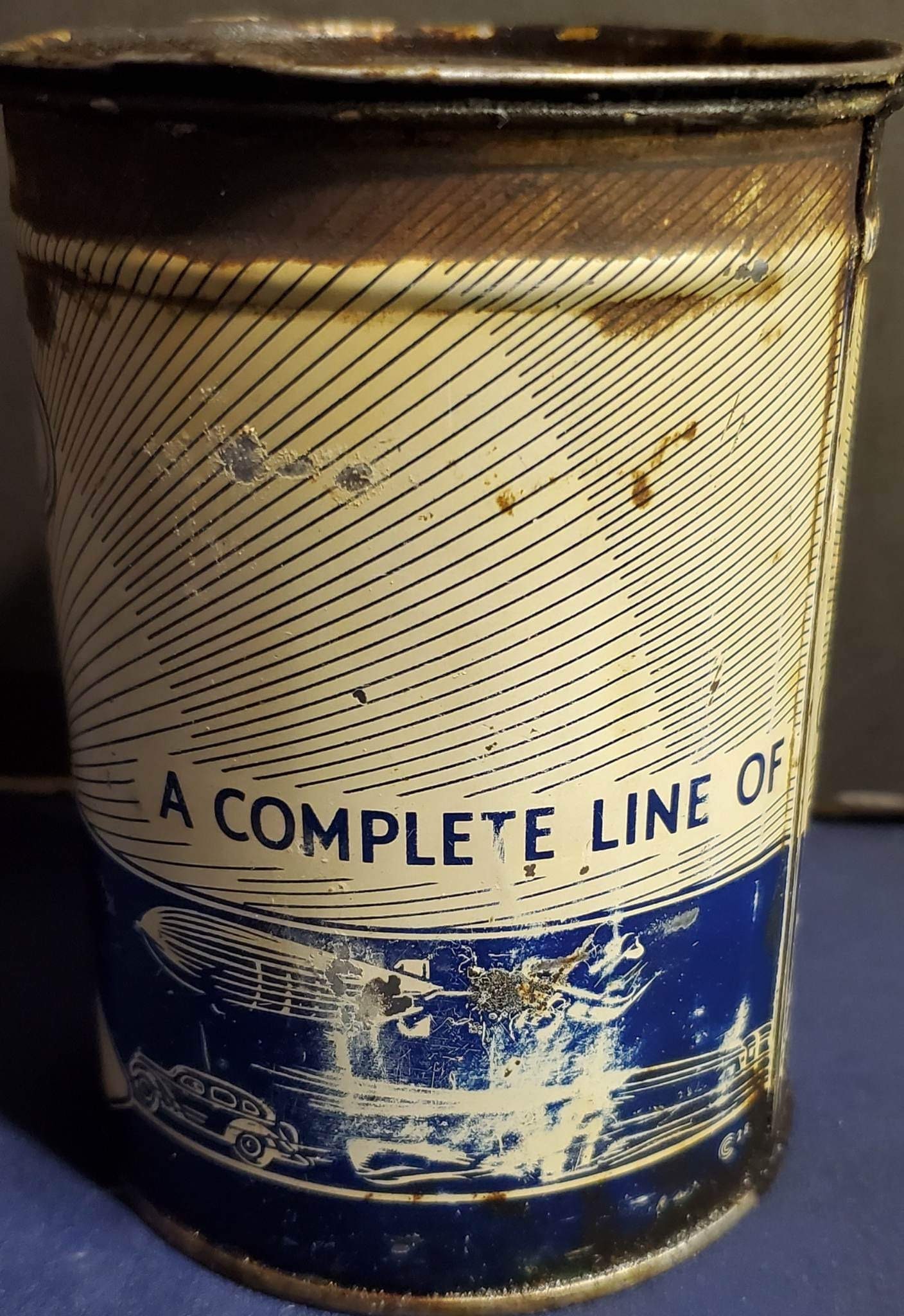 Rare Antique Grease Can, Full - Etsy