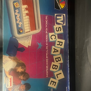 Vintage tv-scrabble uit 1987