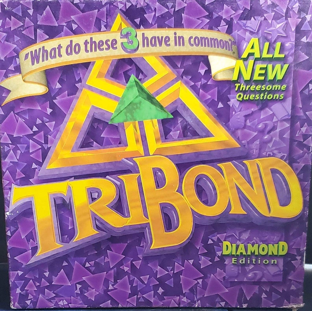 1998 / TRIBOND / Board Game / Diamond Edition / All New Threesome