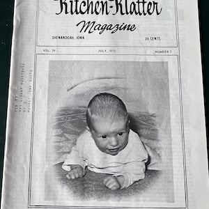Vintage July 1975 kitchen klatter magazine