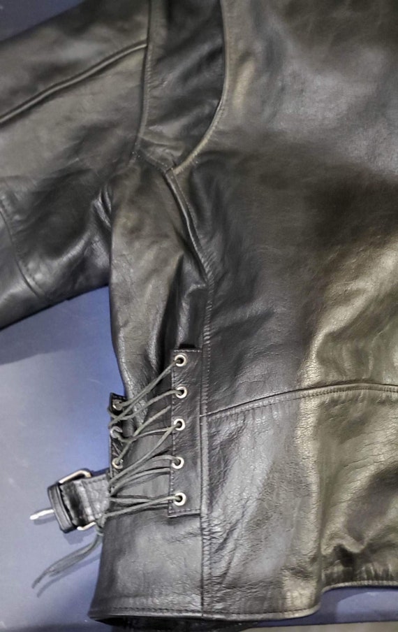Vintage Unik leather motorcycle jacket— men’s Gem
