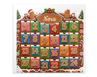 24 Days of Christmas Surprises Advent Book, Personalized Christmas Countdown Activity, Family Advent Gift, Holiday Surprise Book