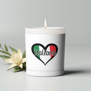 Italian Flag Heart: PNG SVG Files, Decal Design (Digital Download)