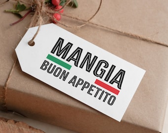 Mangia Buon Appetito Italian Art: Italy PNG SVG (Digital Download)