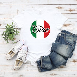 Italian Flag Ciao Bella Sublimation Design (Digital Download)