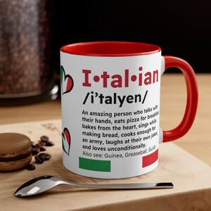 Italian Definition Coffee Mug - 11oz Italian Pride Gift