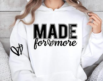 Sudadera cristiana con capucha, ropa inspirada en la fe, sudadera unisex con versículo bíblico