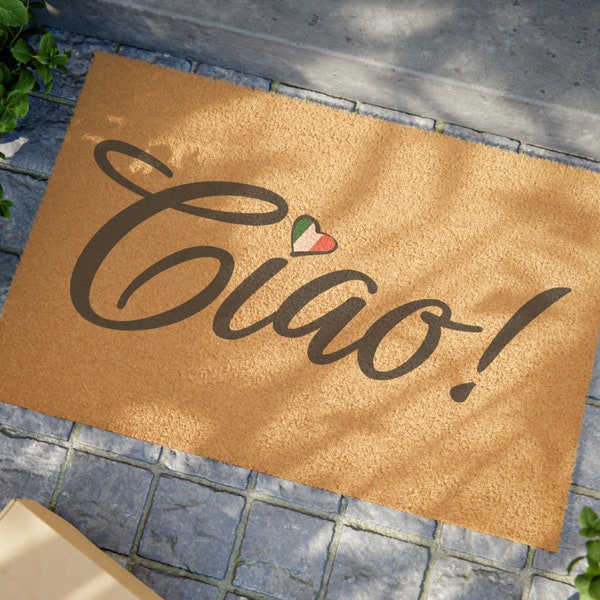Ciao Doormat Etsy