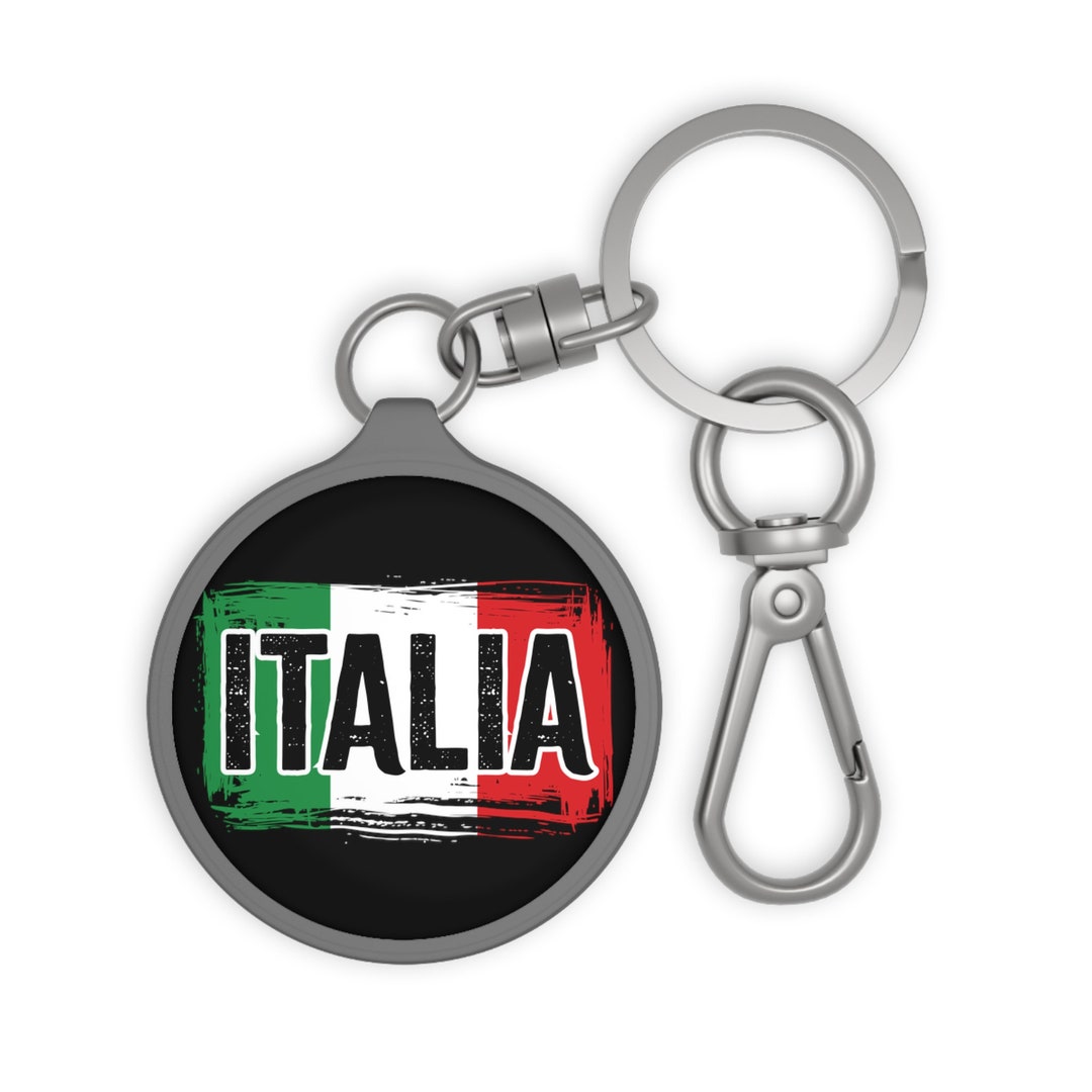 Italian Keychain Italia Keyring, Italy Tag, Italian Keyring Gift for