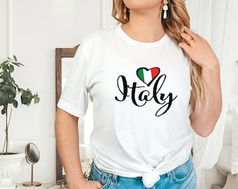 Drapeau italien coeur : Italie PNG SVG téléchargement numérique