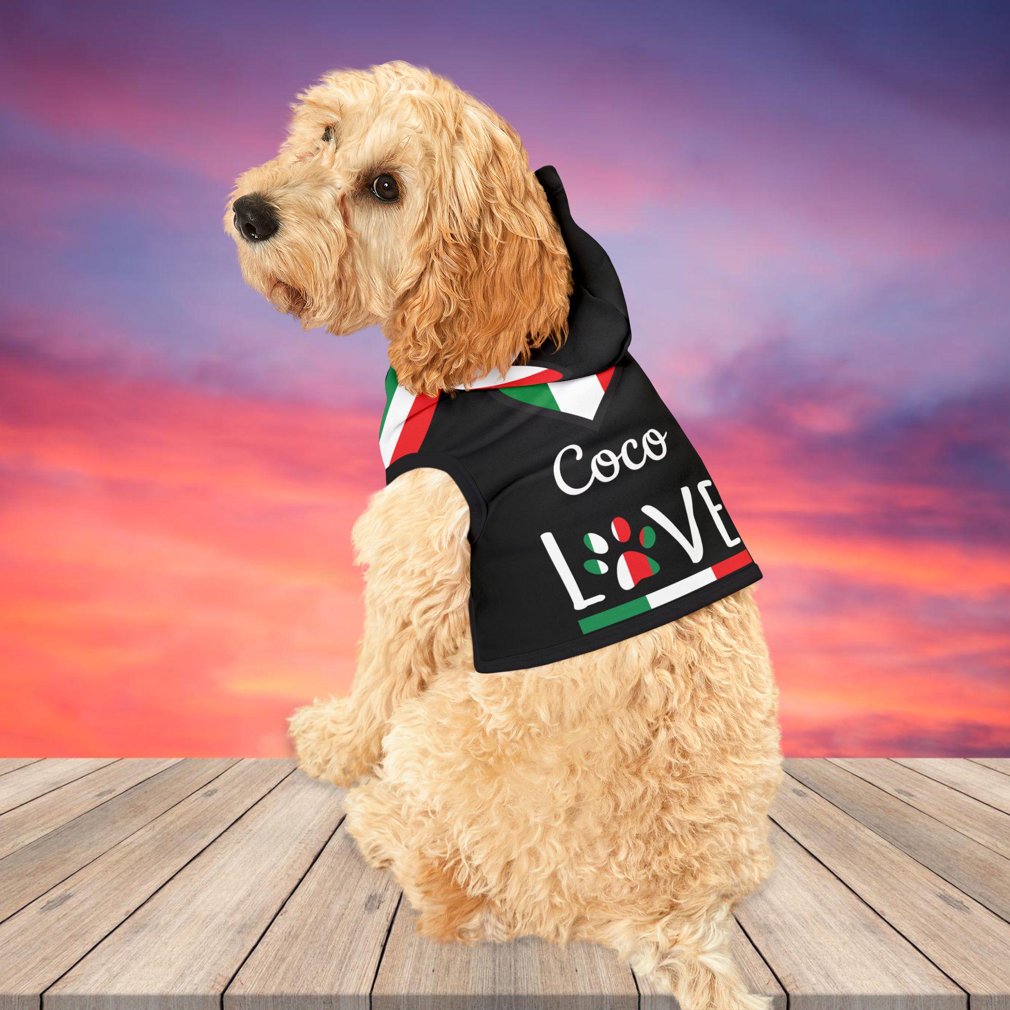 イタリアンラブペットパーカー：イタリア国旗犬シャツ - Etsy 日本