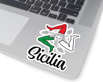 Sicilian Trinacria Car & Motorcycle Stickers – Colorful Decals For Bikes, Cars, Windows