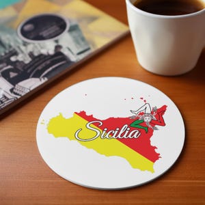 Art numérique de la Sicile, téléchargement italien, Sicile, drapeau italien, Trinacria sicilienne, drapeau de la Sicile PNG, SVG de la Sicile, 2 versions incluses
