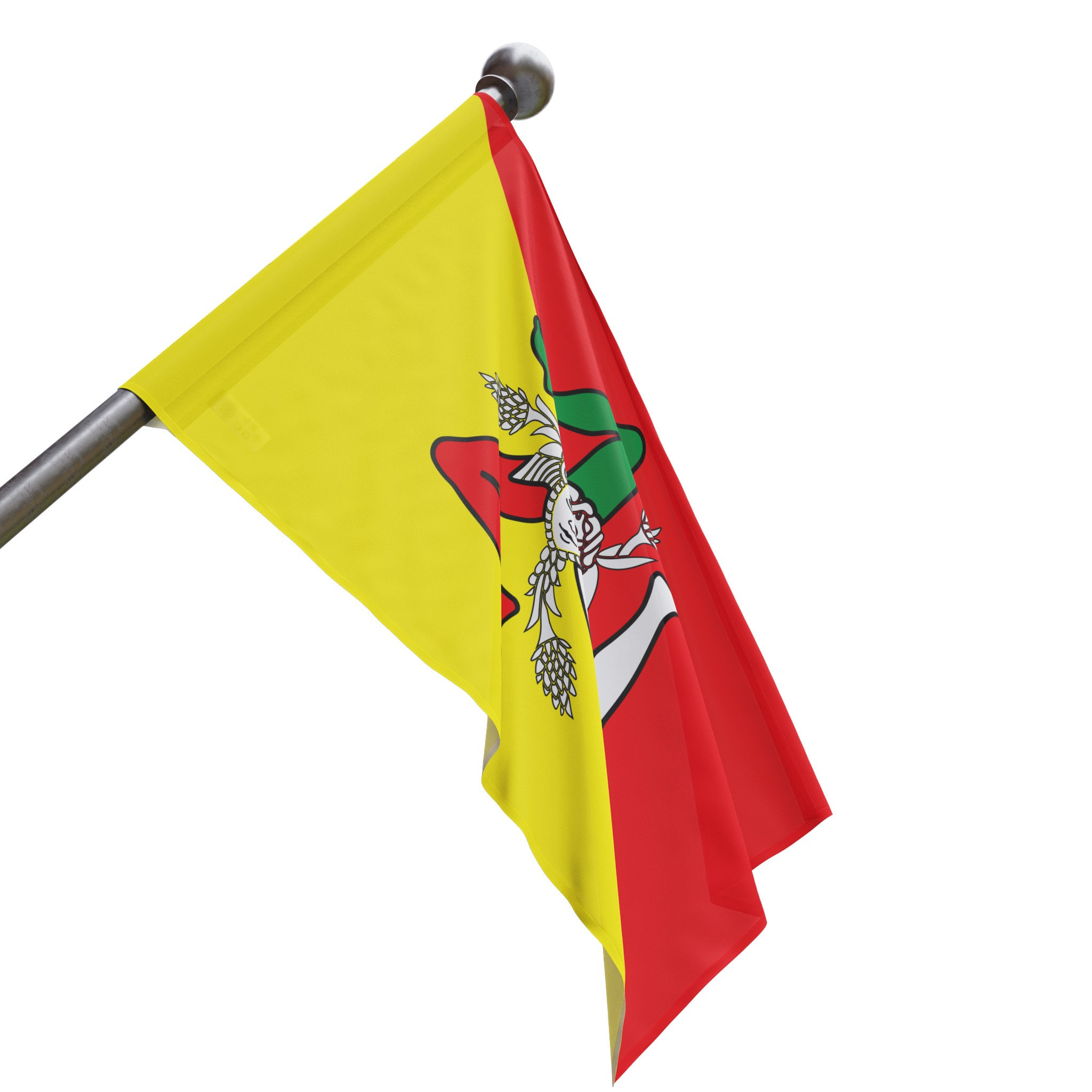 シチリアの旗: メドゥーサ トリナクリア、イタリアの家の装飾 - Etsy 日本