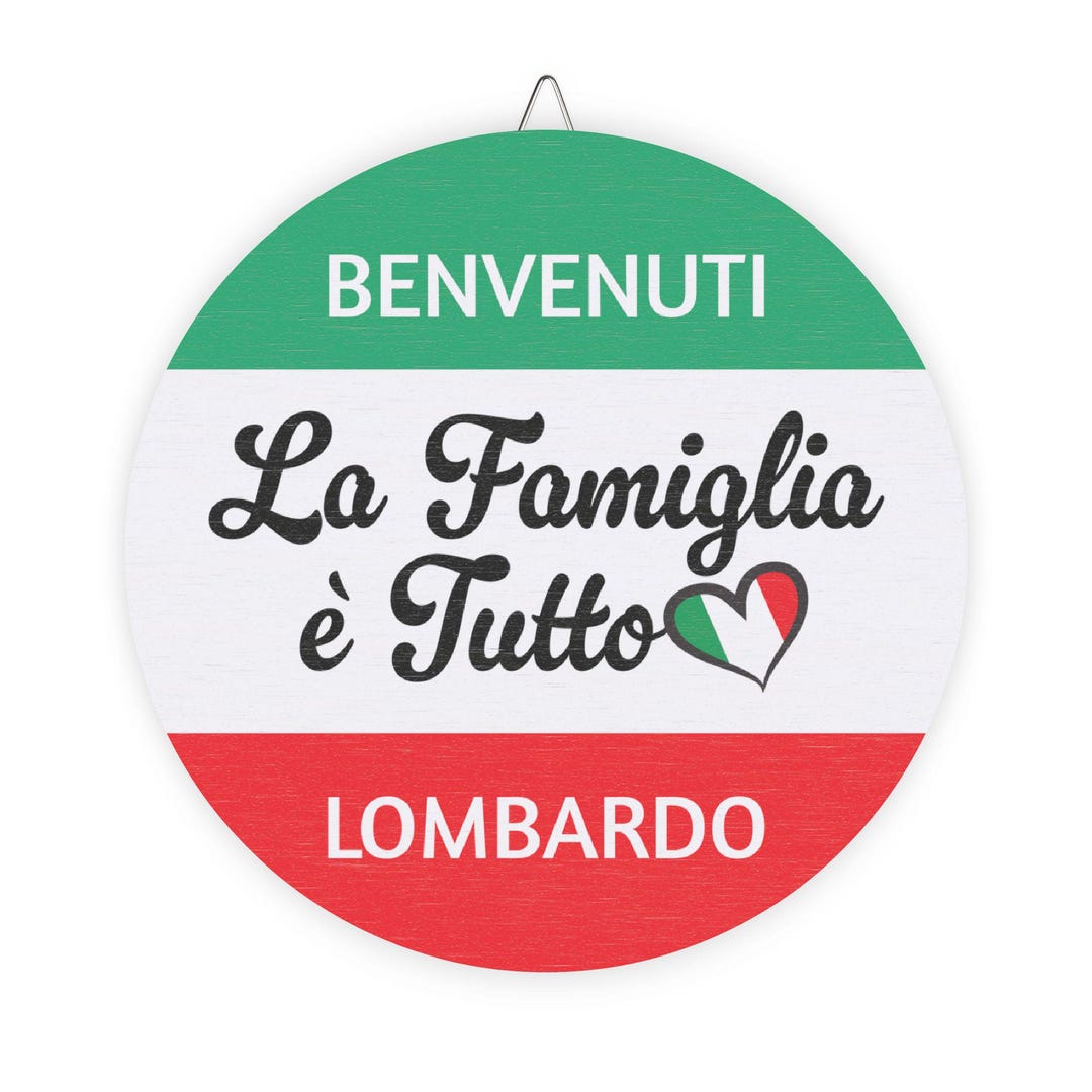 Personalized Family Wood Sign: Italian Home Decor, Benvenuti Gift - Etsy