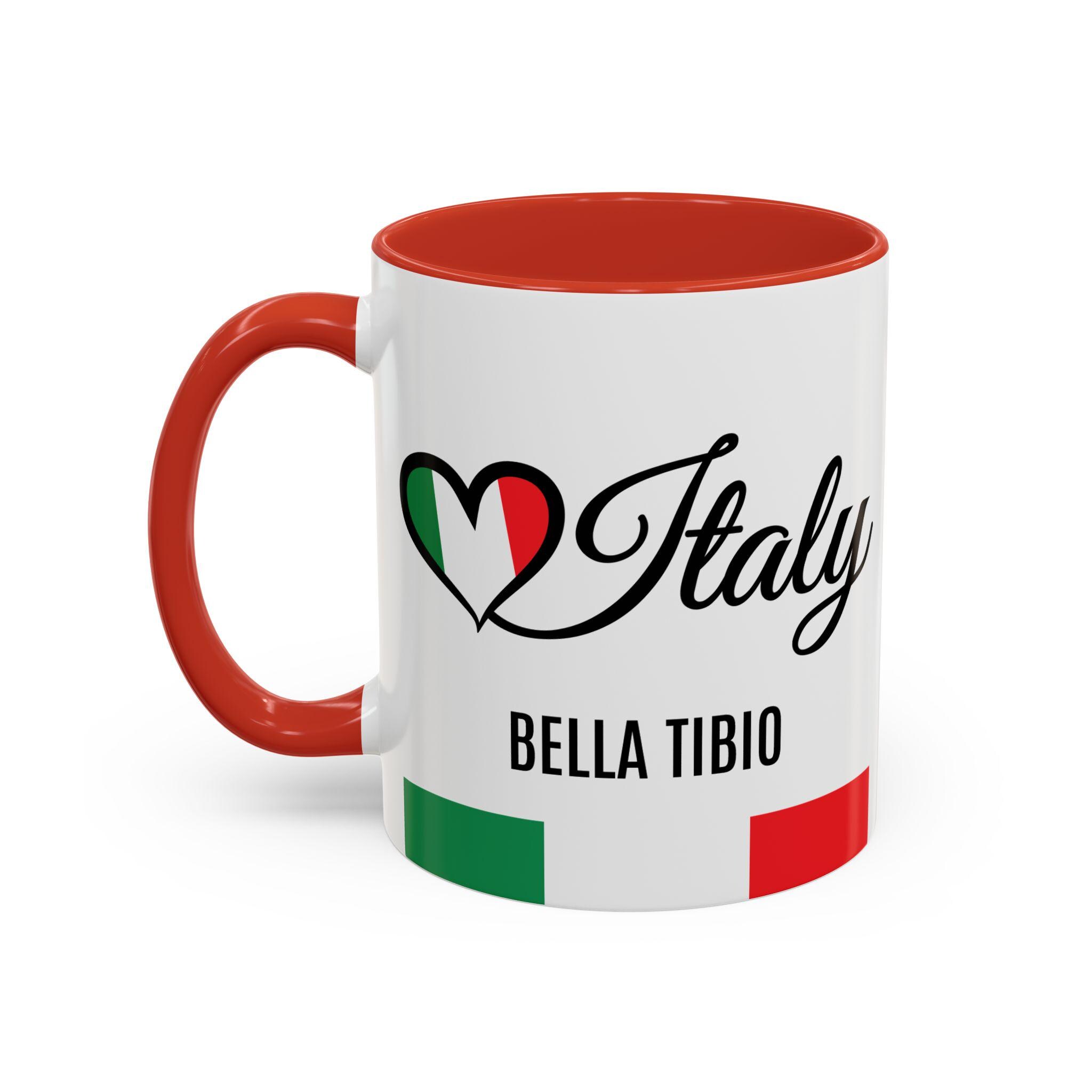 イタリア国旗コーヒーマグ：イタリアのお土産ギフト、11オンス - Etsy 日本