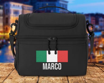 Bolsa térmica personalizada com a bandeira da Itália | Bolsa térmica para almoço
