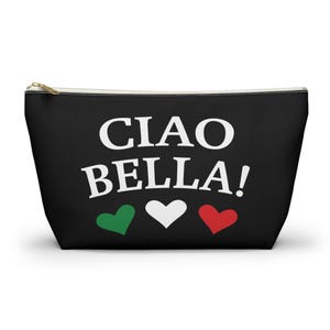 Italy Travel Bag, Personalized Italy Travel Bag, Ciao Bella Italy Honeymoon Gift, Gift for Women, Italy Themed Gift, Italy Girl Trip