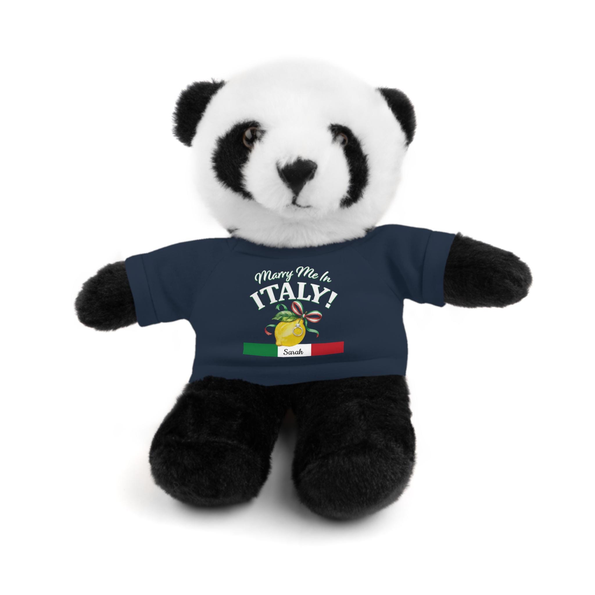 イタリア風プロポーズぬいぐるみとTシャツ｜イタリア国旗をモチーフに